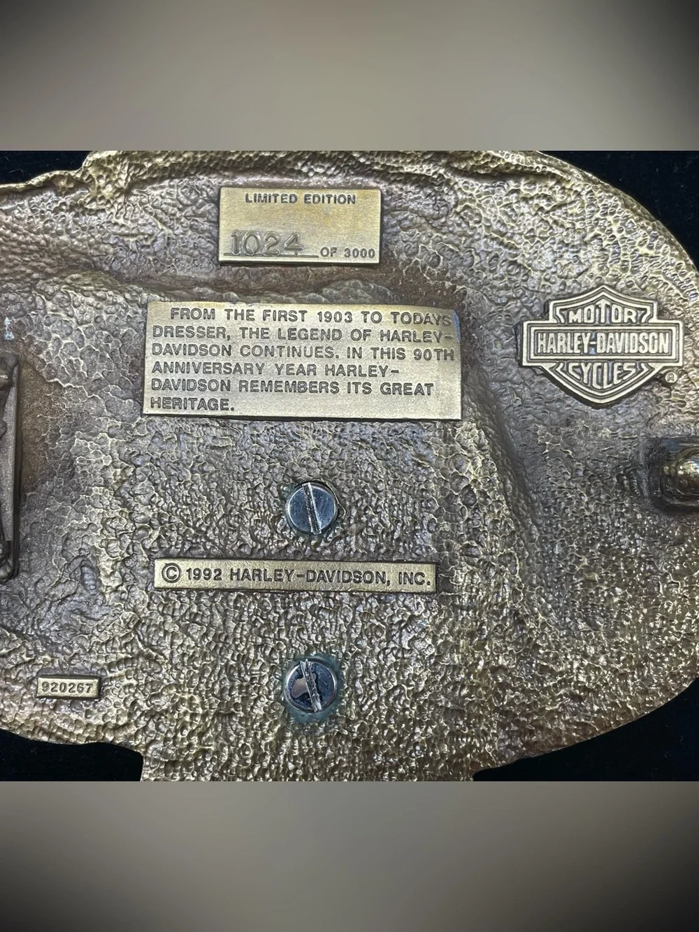 Harley-Davidson metallic commemorative
